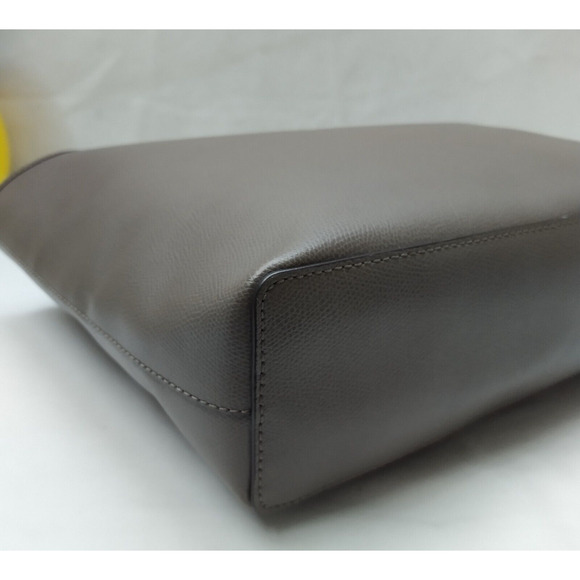 Michael Kors Gray Pebbled Leather Double Handle Tote Bag - Picture 7 of 16